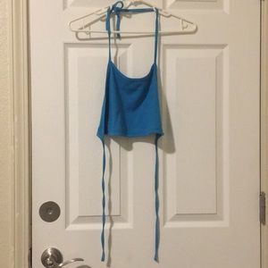 American Apparel Open Back Crop Top